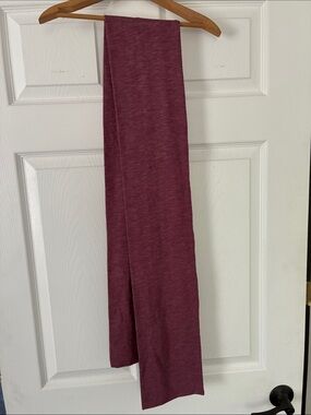 Narrow Rose Pink Heather Head Wrap Scarf Soft Fabric